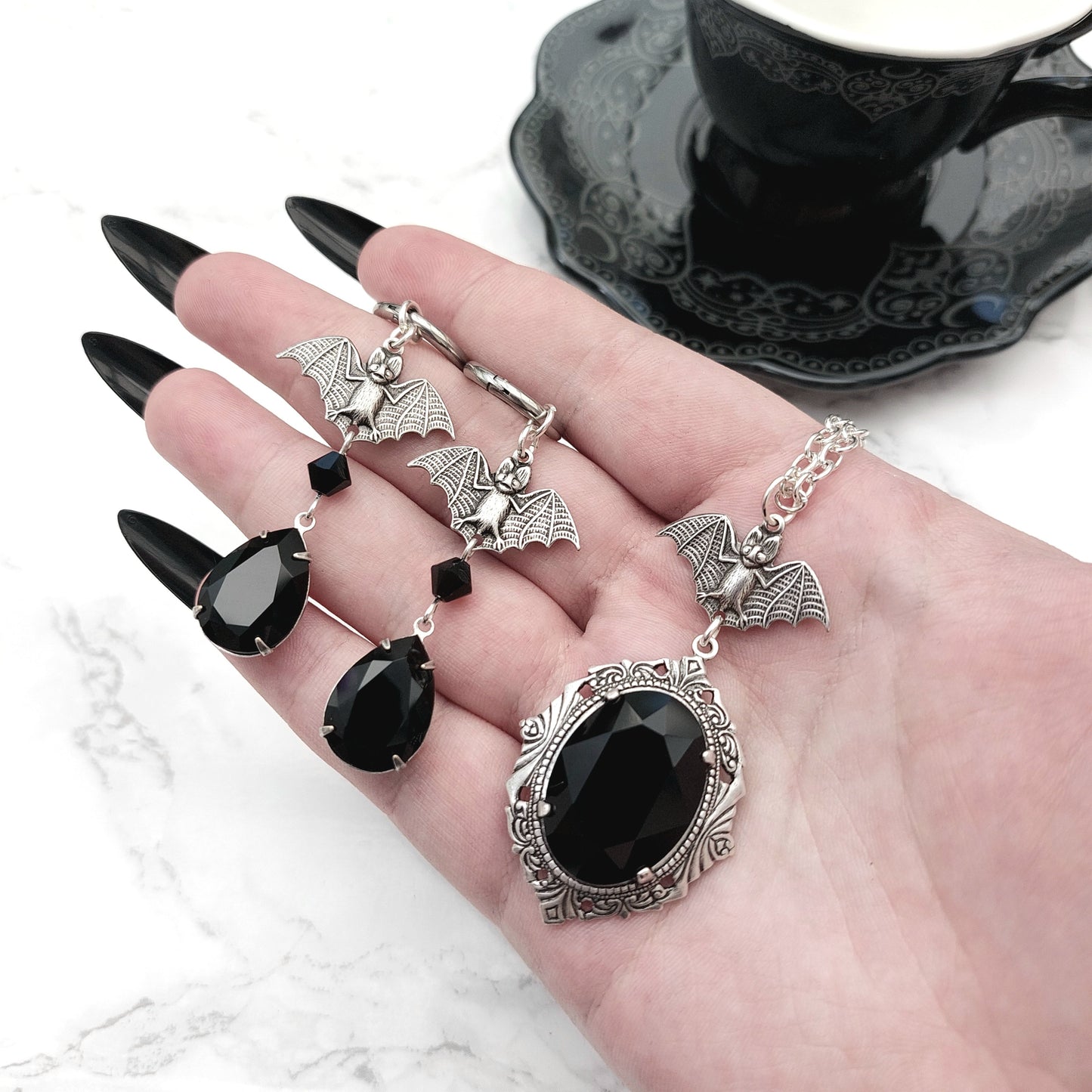 'Crypt' Necklace (Death Black) *PRE-ORDER*