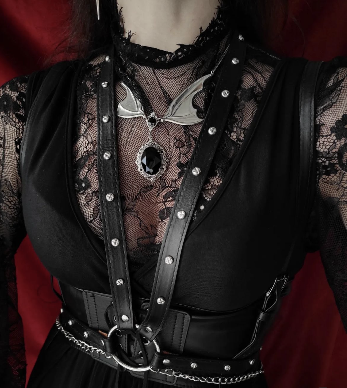 'Carmilla' Necklace (Death Black) *PRE-ORDER*