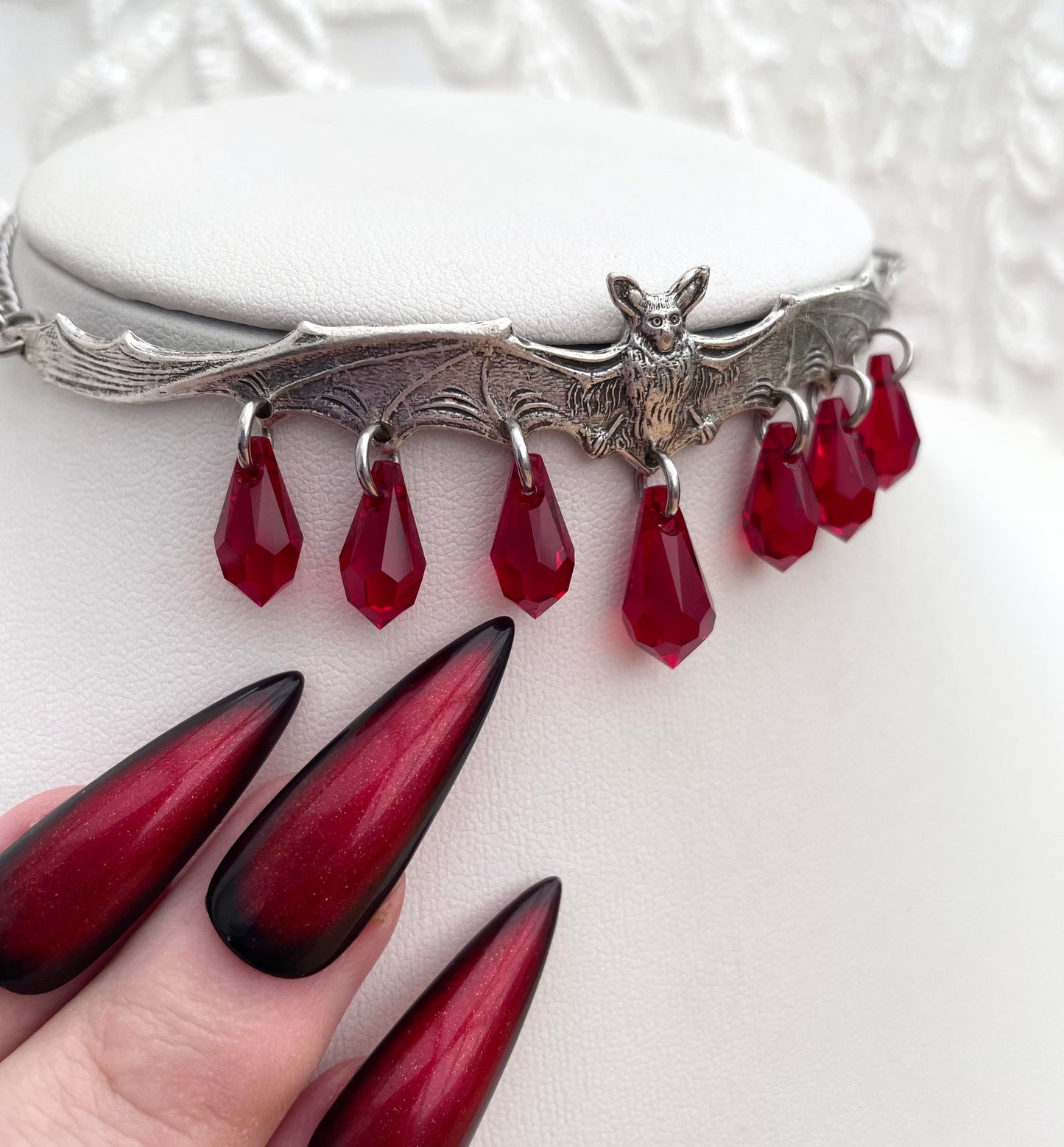 'Twilight's Kiss' Necklace (Blood Red) *Revamped*