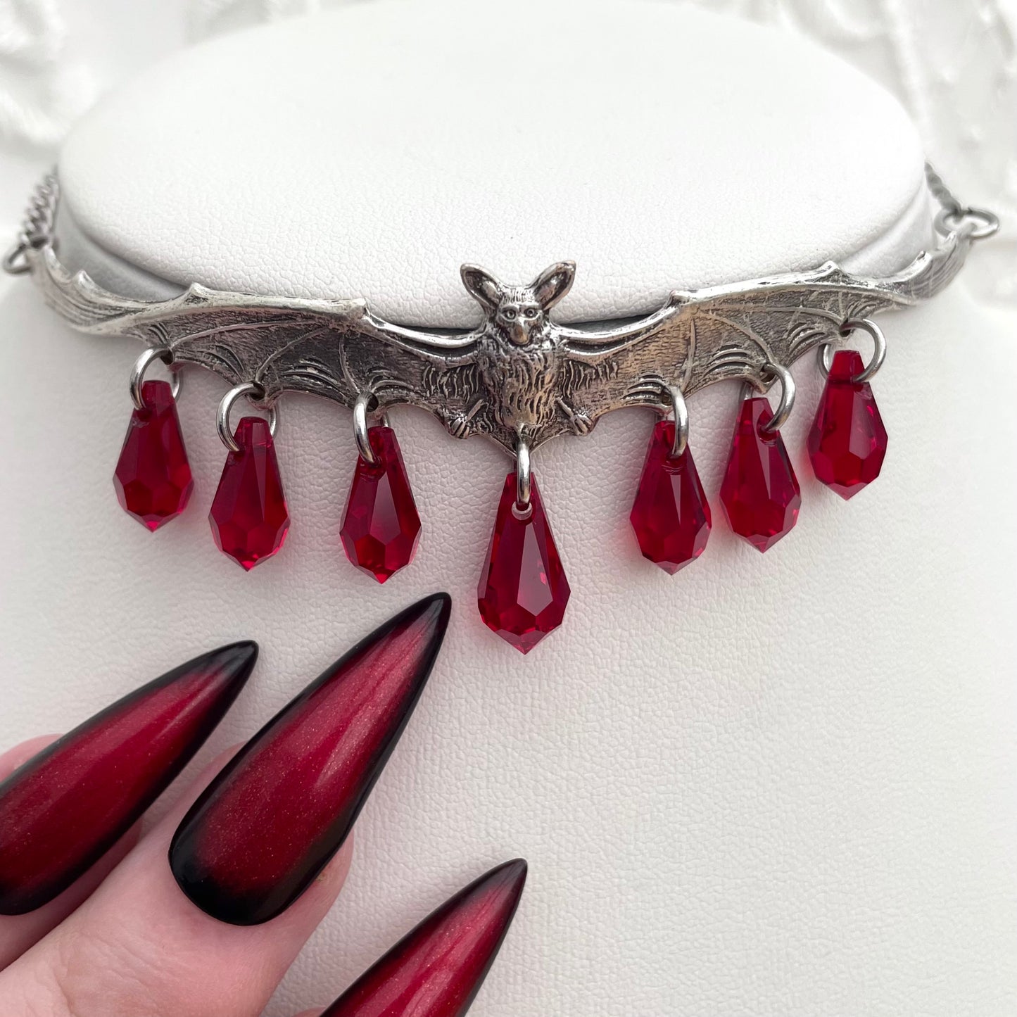 'Twilight's Kiss' Necklace (Blood Red) *Revamped*