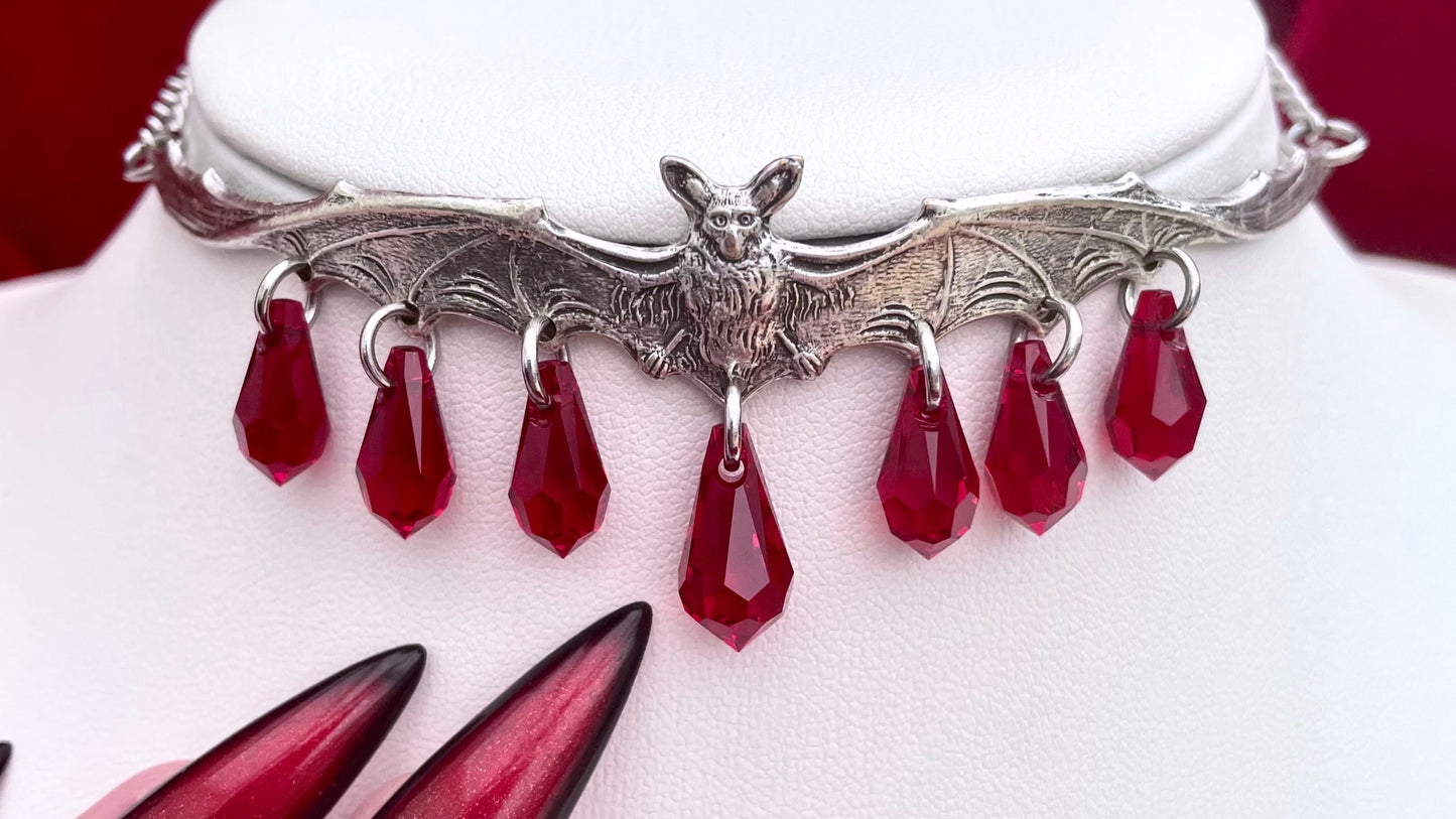 'Twilight's Kiss' Necklace (Blood Red) *Revamped*
