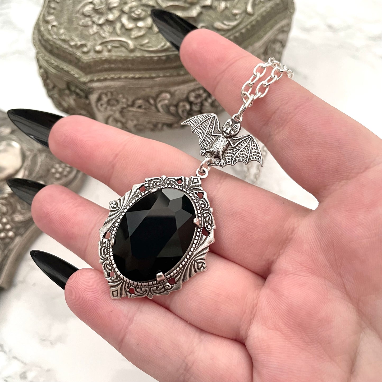 'Crypt' Necklace (Death Black) *PRE-ORDER*