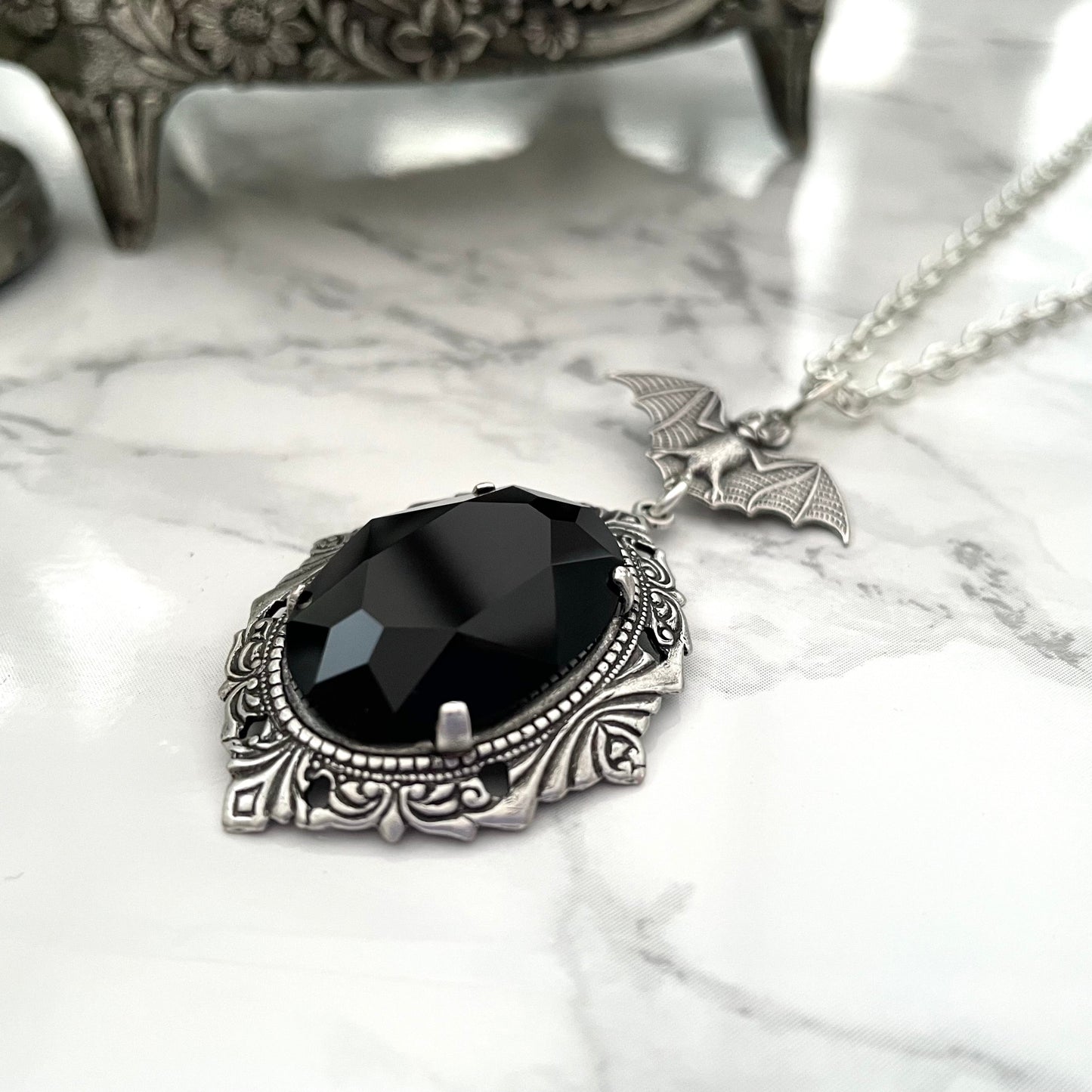 'Crypt' Necklace (Death Black) *PRE-ORDER*