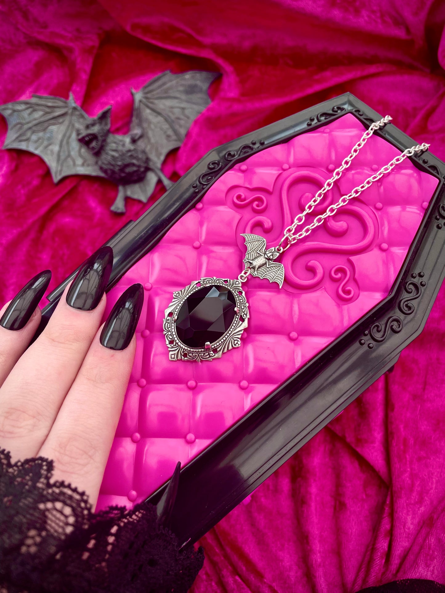 'Crypt' Necklace (Death Black) *PRE-ORDER*