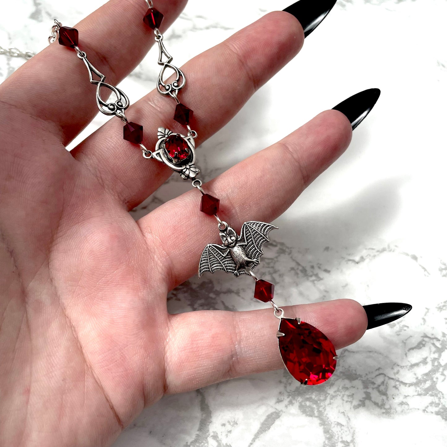 'Helena' Necklace (Blood Red) *PRE-ORDER*