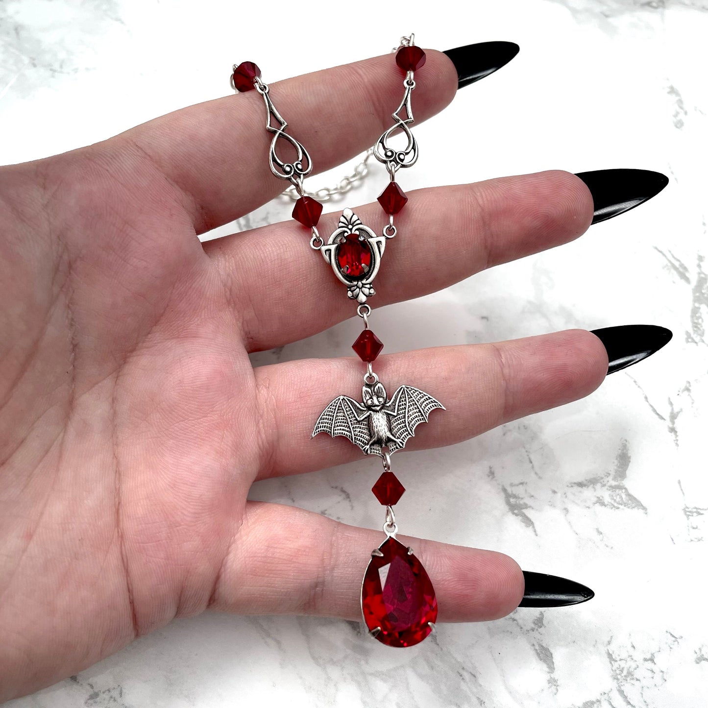 'Helena' Necklace (Blood Red) *PRE-ORDER*