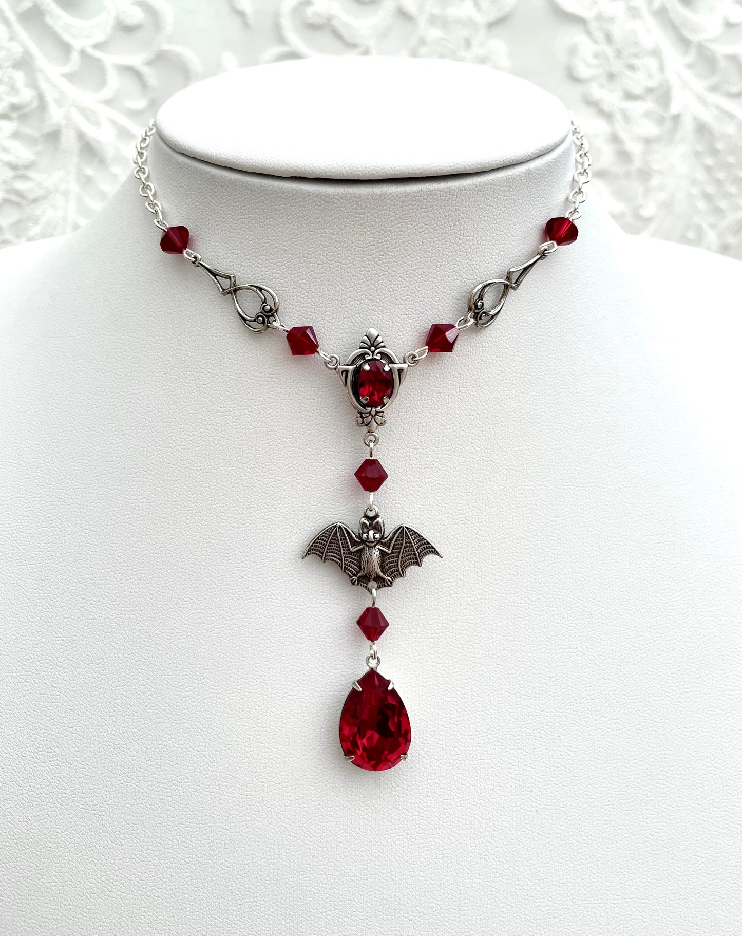 'Helena' Necklace (Blood Red) *PRE-ORDER*