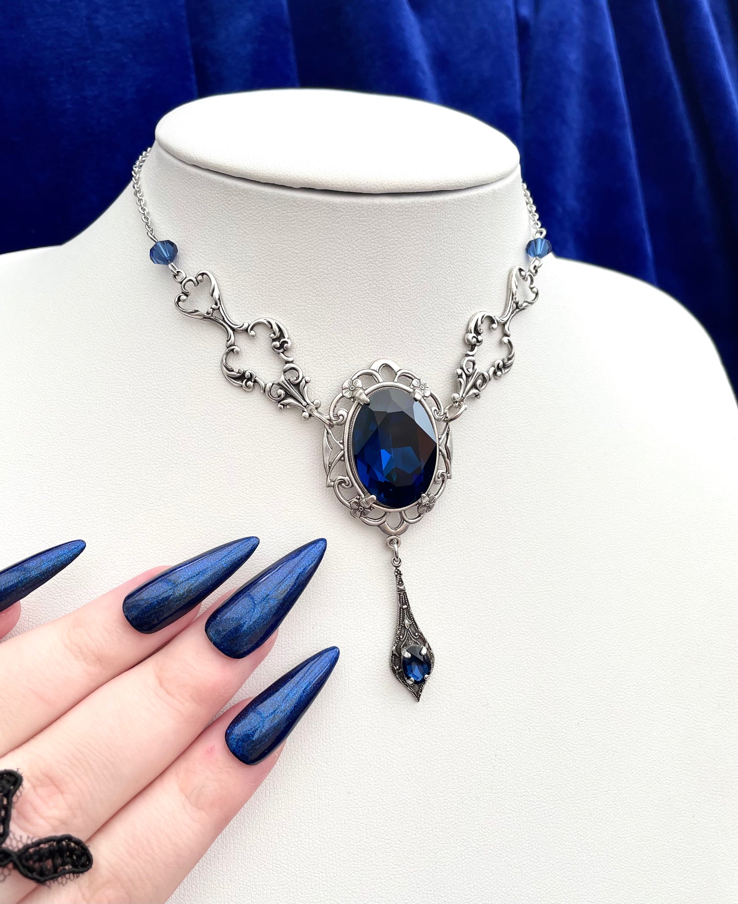 'Vladamina' Necklace (Oceans of Time Blue) *PRE-ORDER*