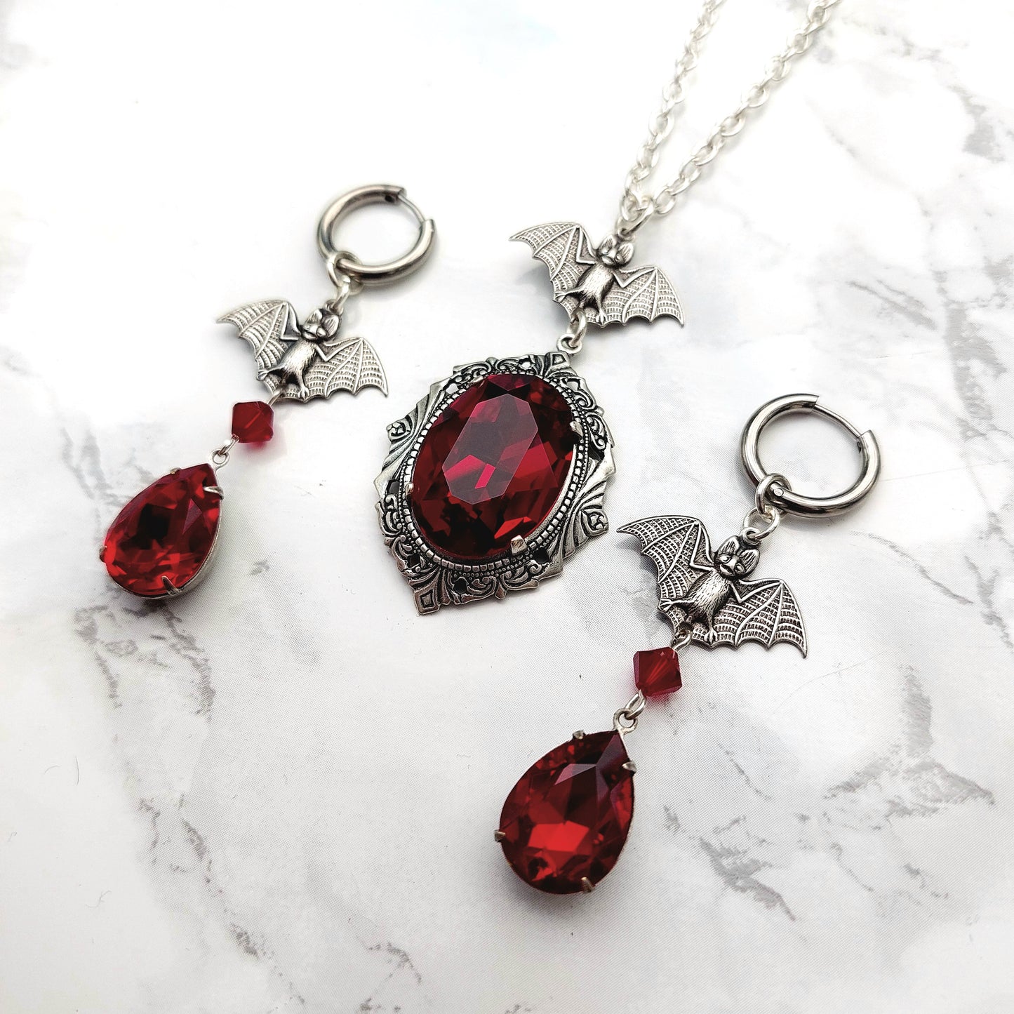 'Dusk' Earrings (Death Black)
