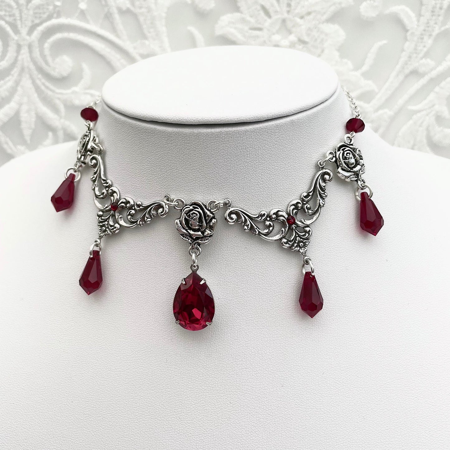'Eve' Necklace (Blood Red)