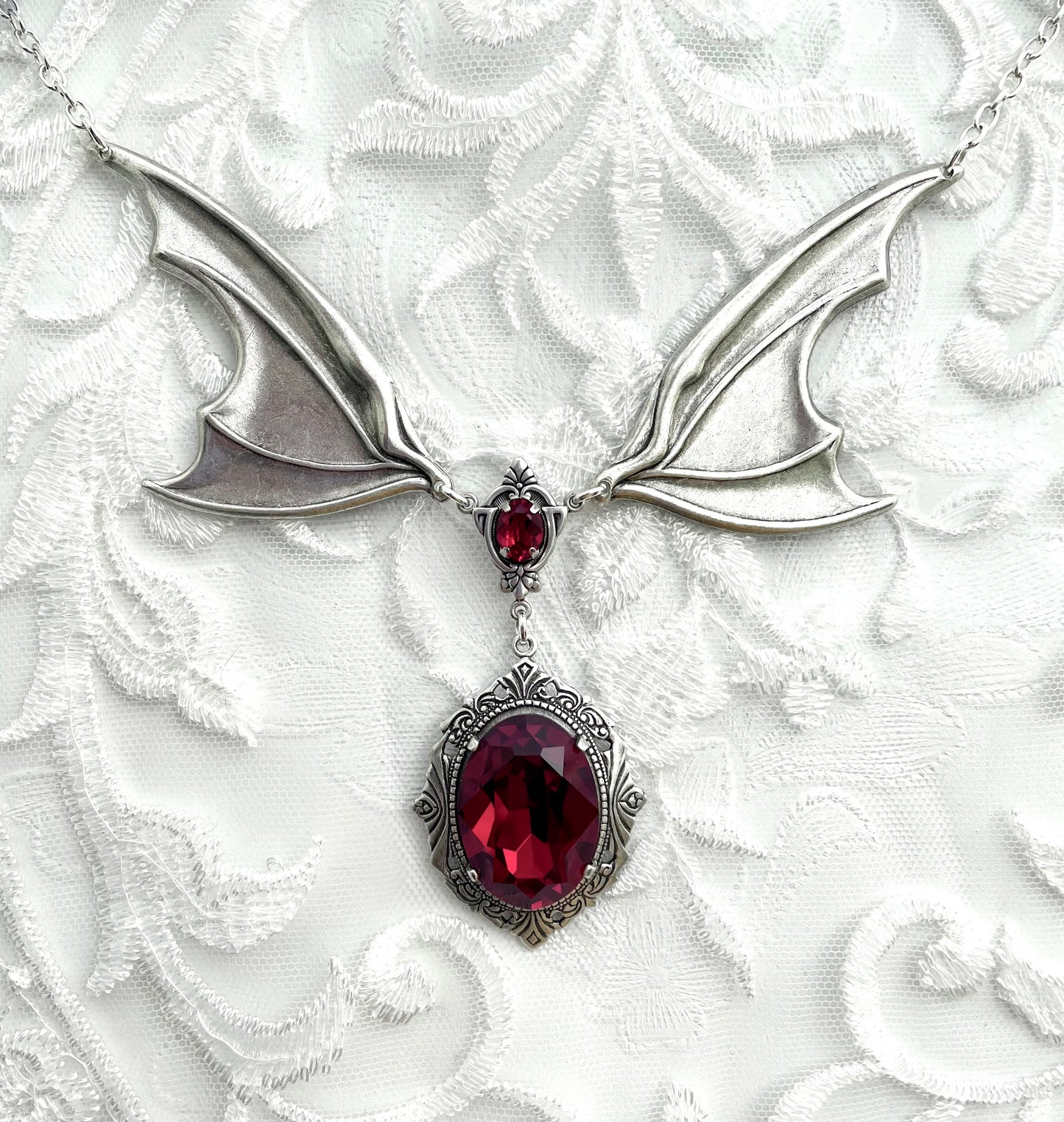 'Carmilla' Necklace (Blood Red) *PRE-ORDER*