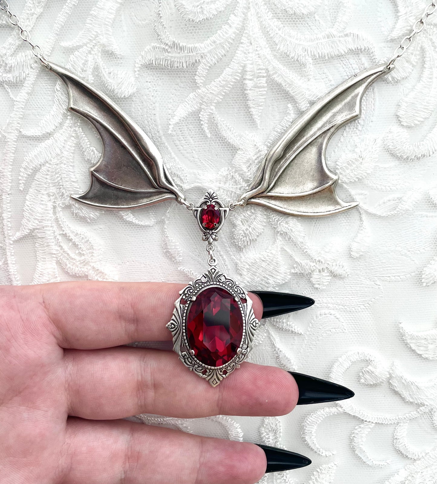 'Carmilla' Necklace (Blood Red) *PRE-ORDER*