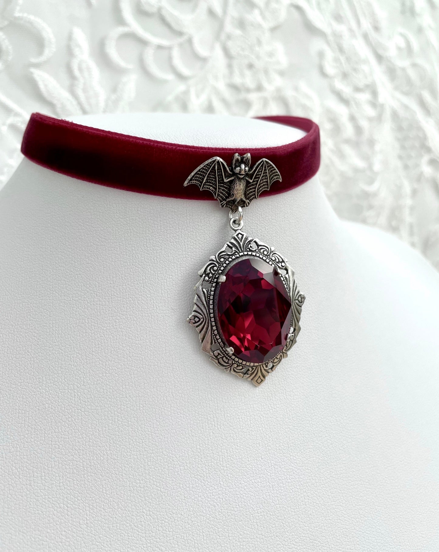 'Crypt' Choker (Oxblood) *PRE-ORDER*
