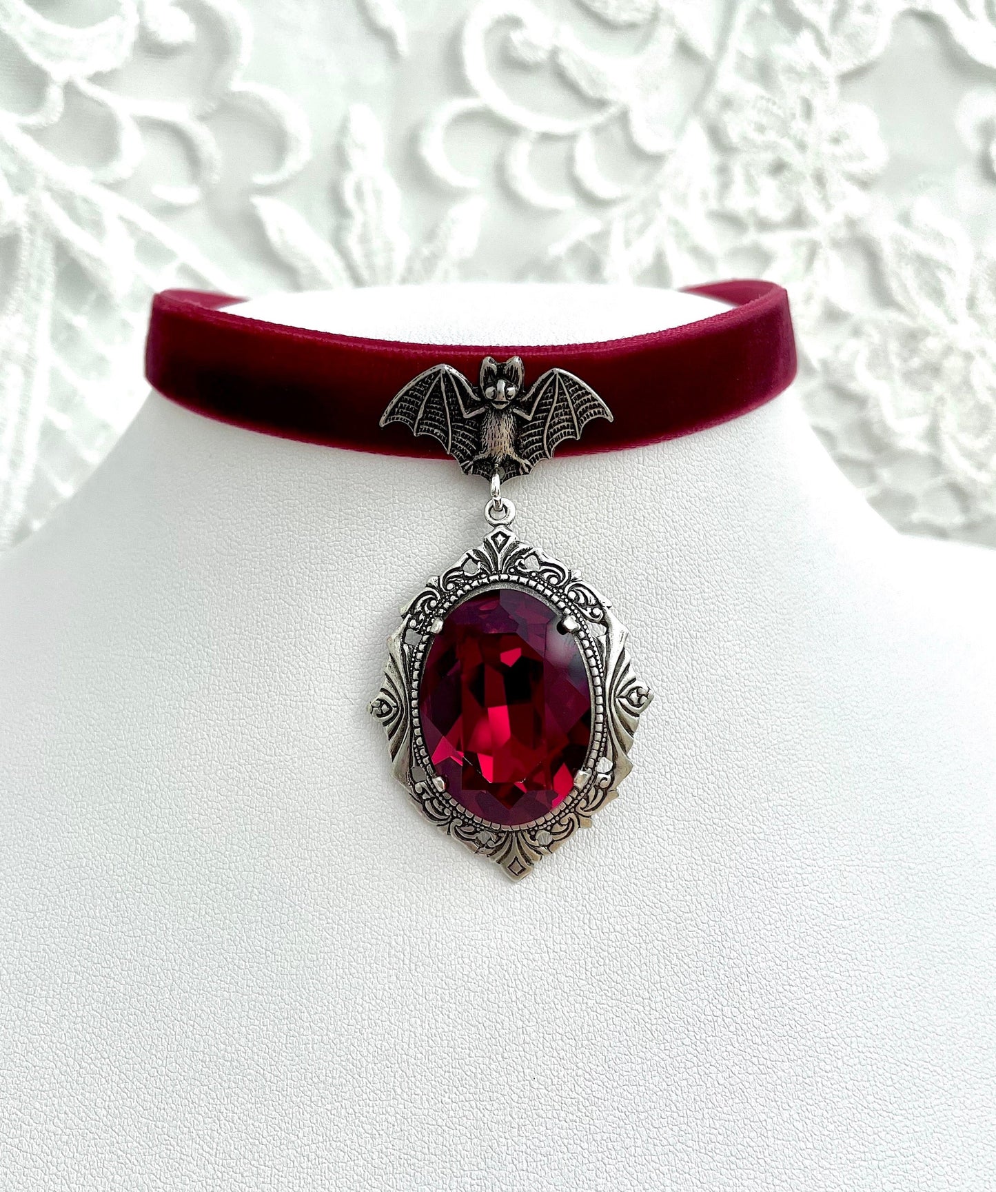 'Crypt' Choker (Oxblood) *PRE-ORDER*