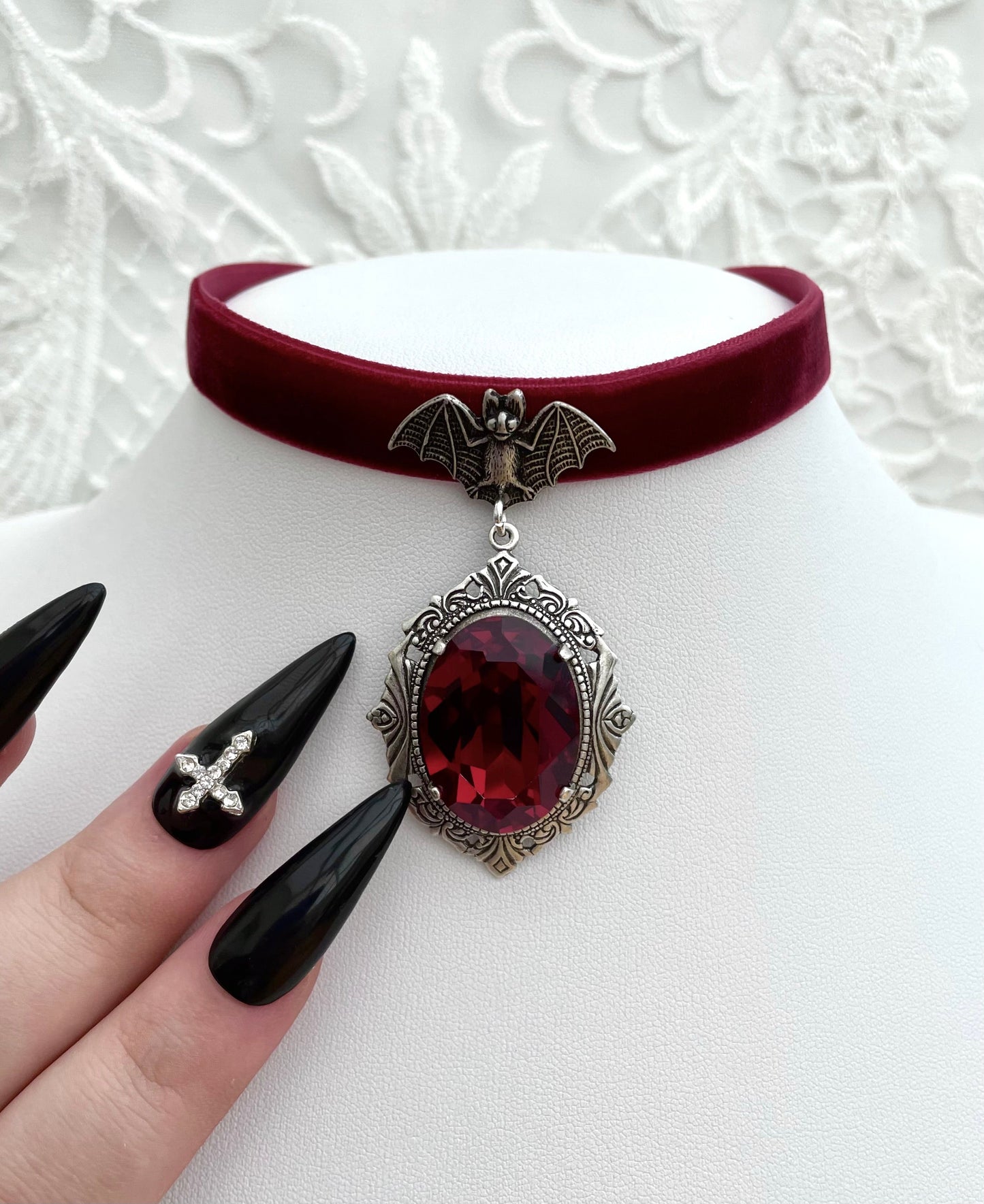 'Crypt' Choker (Oxblood) *PRE-ORDER*