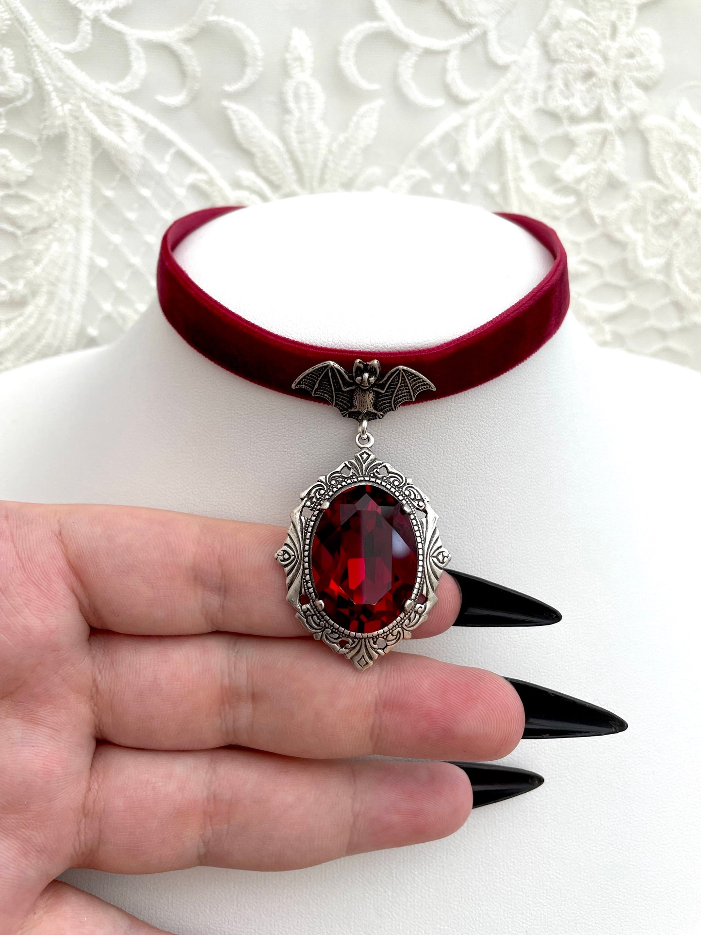 'Crypt' Choker (Oxblood) *PRE-ORDER*