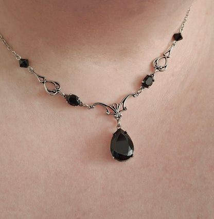 'Vesper' Necklace - Death Black