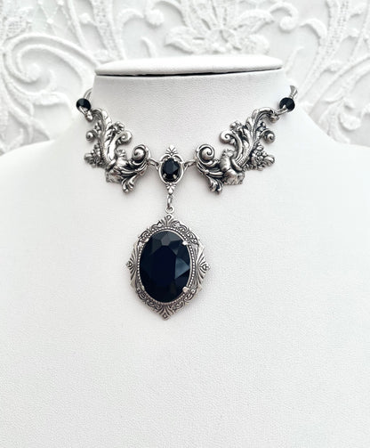 'Aurora' Necklace (Death Black)