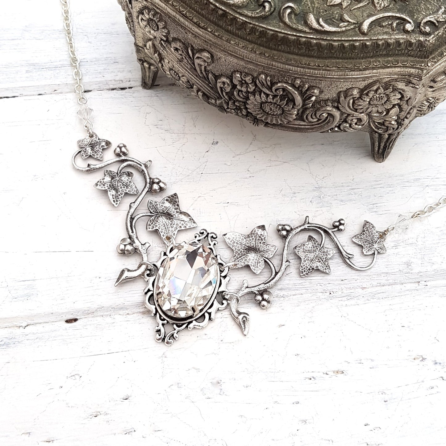'Gloria' Necklace (Ivy Emerald)