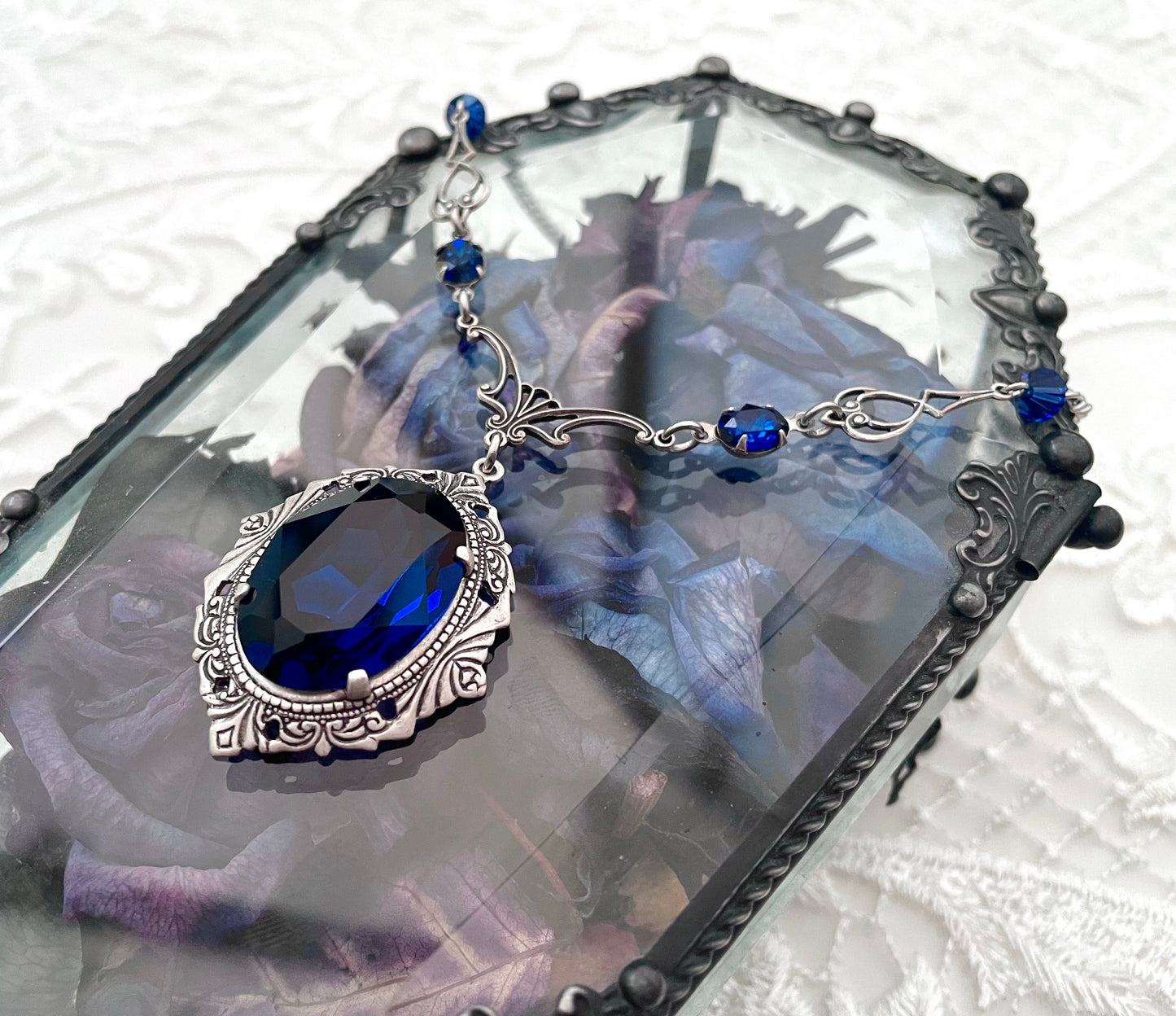 'Requiem' Necklace (Oceans of Time Blue)