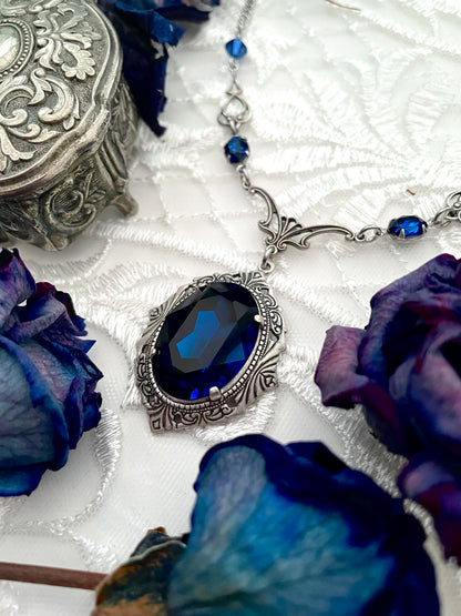 'Requiem' Necklace (Oceans of Time Blue)