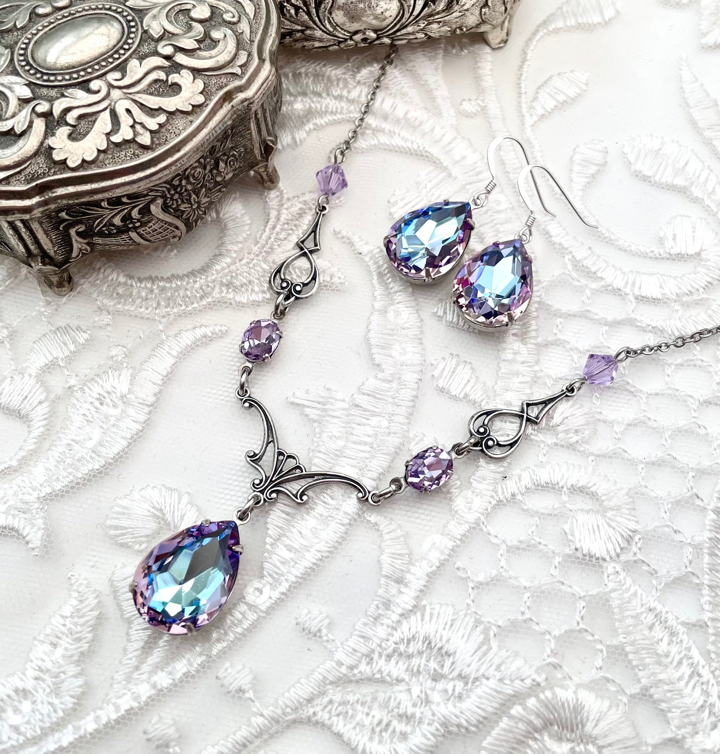 'Eve' Earrings (Unicorn Crystal) - PREORDER