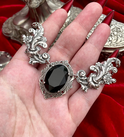 'Aurora II' Necklace (Death Black)