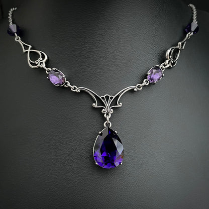 'Vesper' Necklace - Abyss Purple