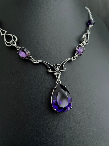'Vesper' Necklace - Abyss Purple