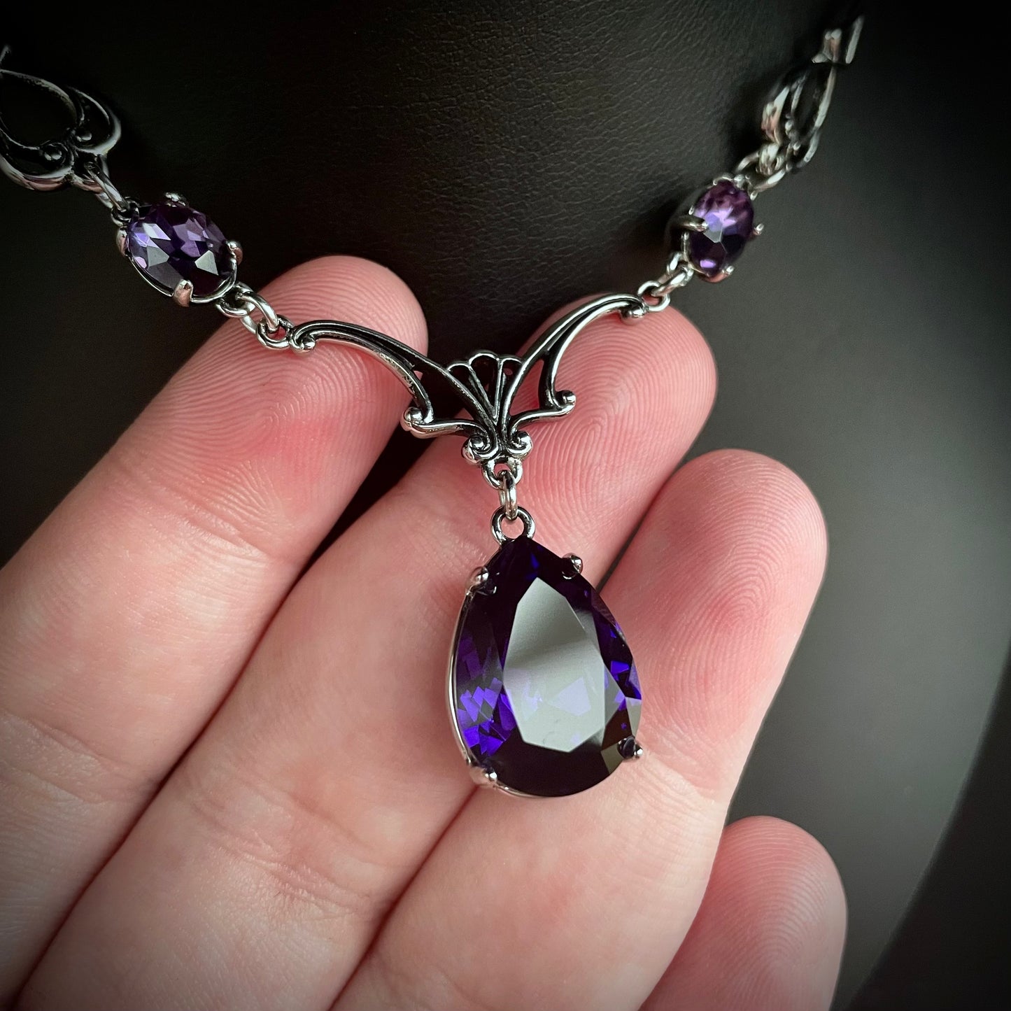 'Vesper' Necklace - Abyss Purple