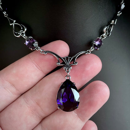 'Vesper' Necklace - Abyss Purple
