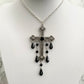 'Sacred' Pendant Necklace (Death Black)