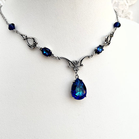 'Vesper' Necklace - Oceans of Time Blue