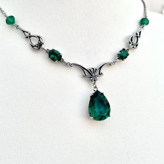 'Vesper' Necklace - Poison Emerald