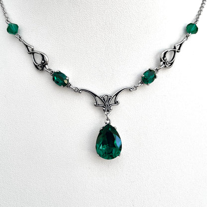 'Vesper' Necklace - Poison Emerald