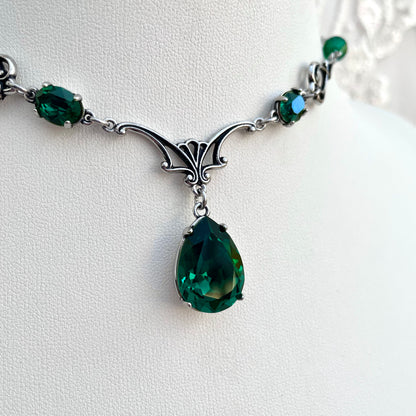 'Vesper' Necklace - Poison Emerald