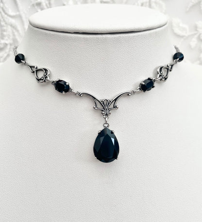 'Vesper' Necklace - Death Black
