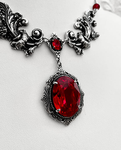 'Aurora' Necklace (Blood Red)