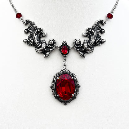 'Aurora' Necklace (Blood Red)
