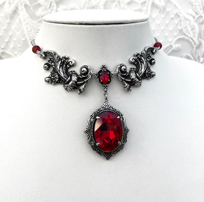 'Aurora' Necklace (Blood Red)