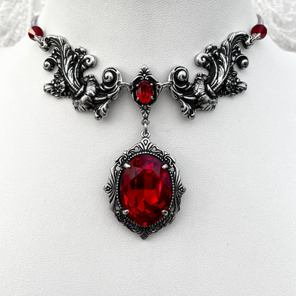 'Aurora' Necklace (Blood Red)