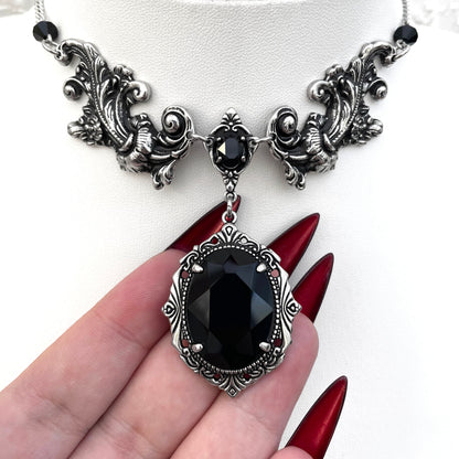 'Aurora' Necklace (Death Black)