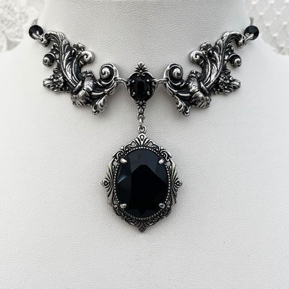 'Aurora' Necklace (Death Black)