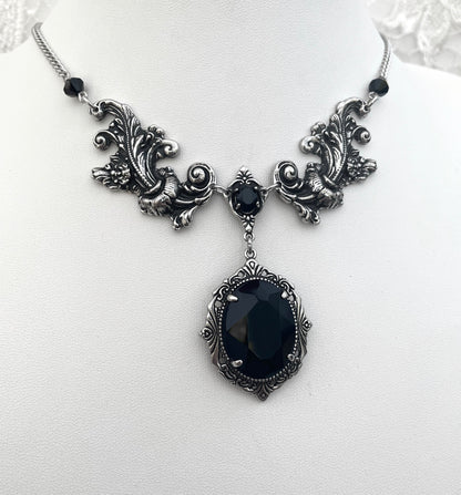 'Aurora' Necklace (Death Black)