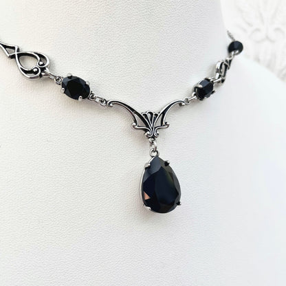 'Vesper' Necklace - Death Black