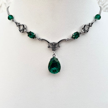 'Vesper' Necklace - Poison Emerald