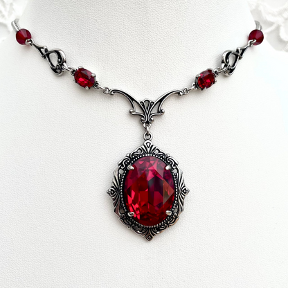 'Requiem' Necklace (Blood Red)