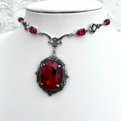 'Requiem' Necklace (Blood Red)