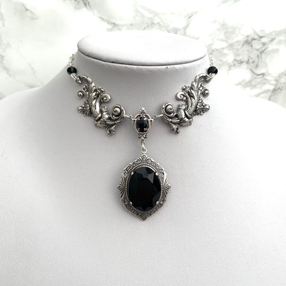 'Aurora' Necklace (Death Black) *BACK ORDER*