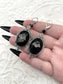 'Bat Queen' Earrings (Death Black)